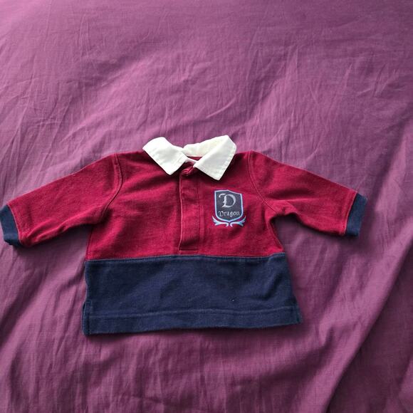 Lullaby Club Dragon Polo Top size 3Months - Picture 1 of 7